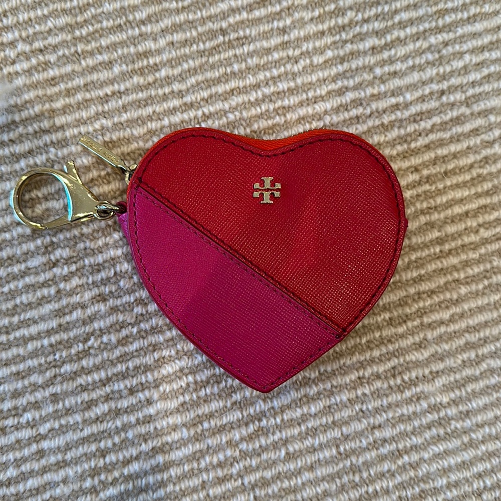 tory burch keychain card/coin case